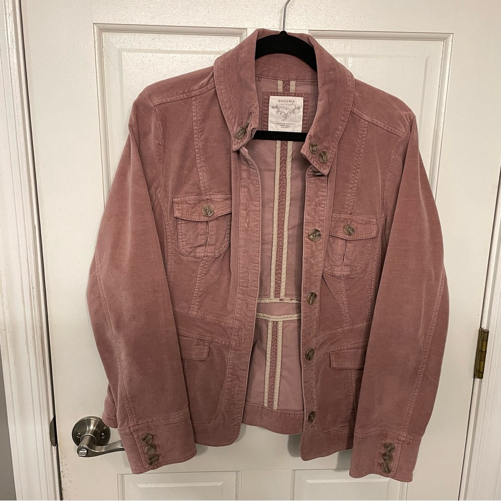 Sonoma Life & Style dusty pink jacket/blazer - Picture 2 of 4
